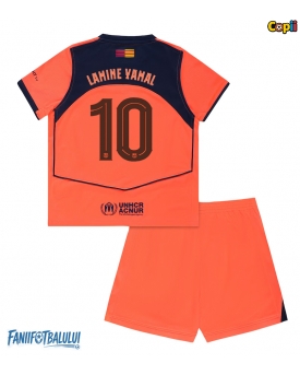 Barcelona Lamine Yamal #10 Echipament de Fotbal Replică 2025-26 Copii Treilea (+ Șorturi)